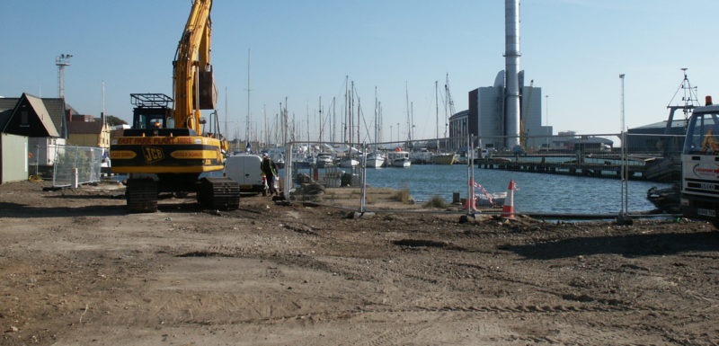 New Dock Walls at Shoreham