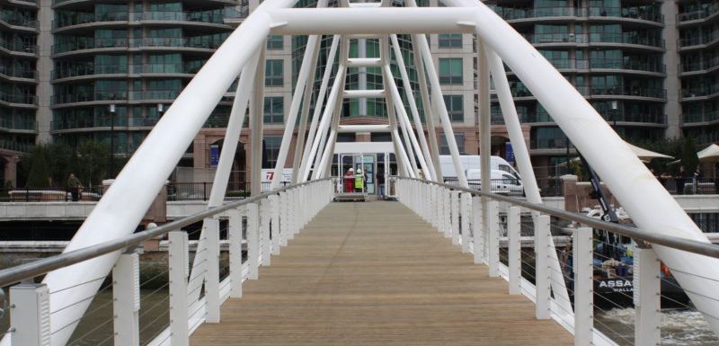St George Wharf Pier, Vauxhall completed