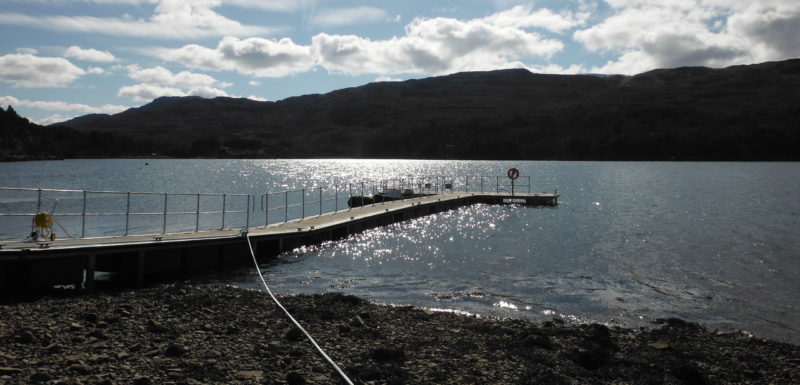 Official opening of Shieldaig Pier