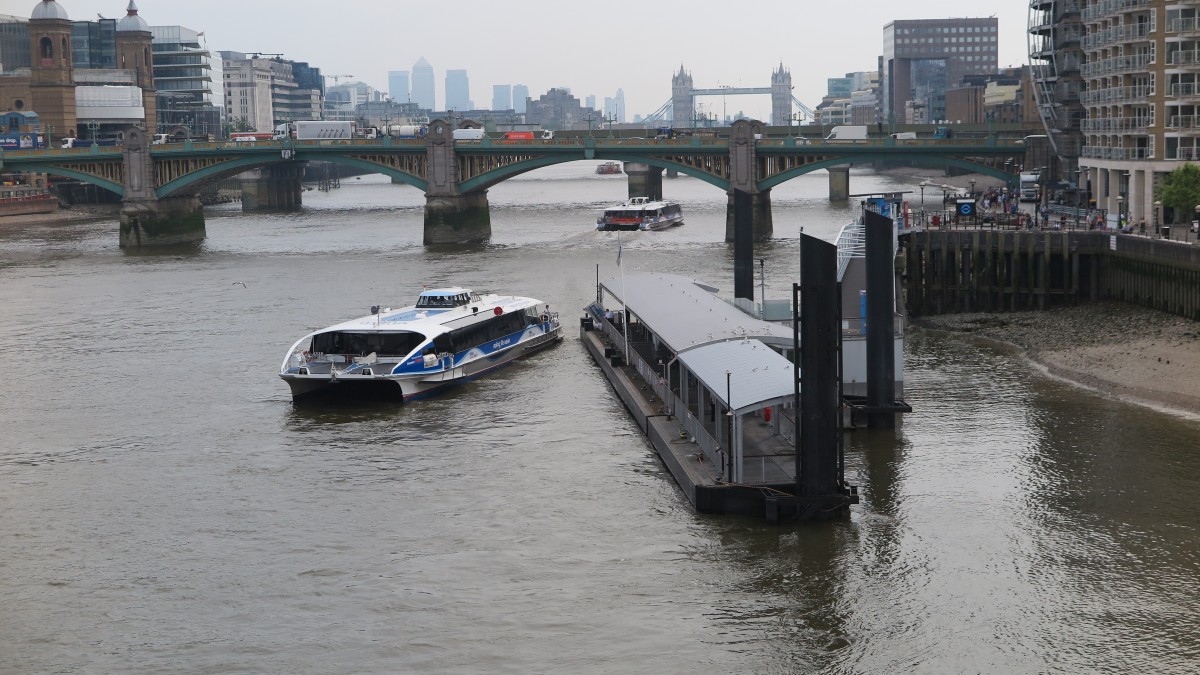 Bankside and Westminster piers extended
