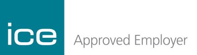 The Institution of Civil Engineers Approve Employer logo.