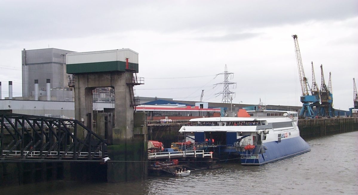 Heysham SeaCat berth