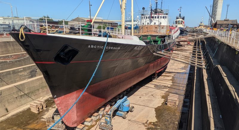 Successful relocation trial and final dry docking for Arctic Corsair