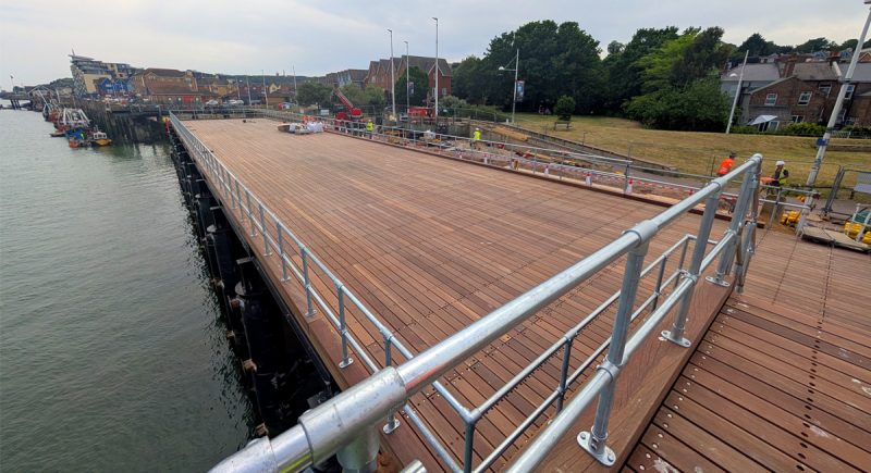 New milestone for Newhaven’s fishing stage