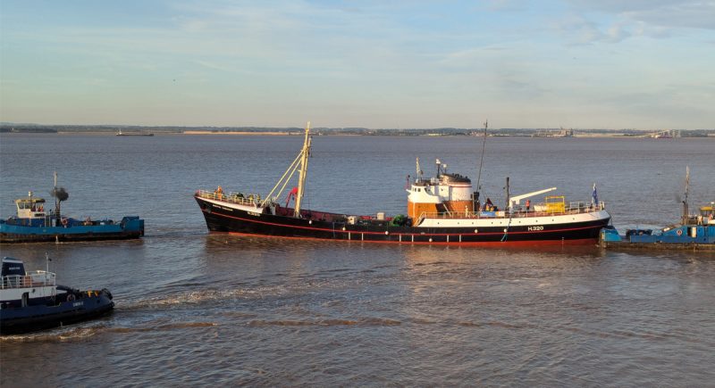 Arctic Corsair successfully moves into final home